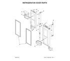 Maytag MFF2258FEZ00 refrigerator door parts diagram