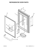 Refrigerator door parts