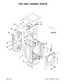 Top and cabinet parts