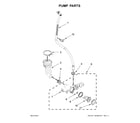 Maytag MHW8150EW0 pump parts diagram