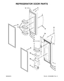 Refrigerator door parts