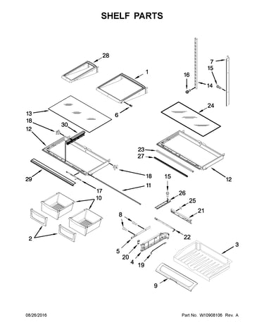 Shelf parts