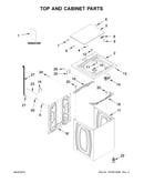 Top and cabinet parts