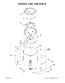 Basket and tub parts