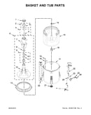 Basket and tub parts