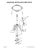 Gearcase, motor and pump parts