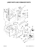 Liner and icemaker parts