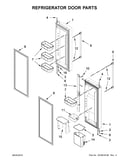 Refrigerator door parts