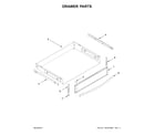 Whirlpool WFG745H0FH1 drawer parts diagram