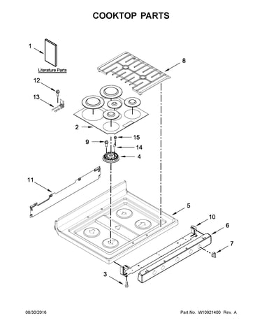 Cooktop parts