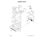 Maytag MFI2269FRE01 cabinet parts diagram