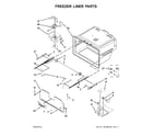 Maytag MFI2269FRH01 freezer liner parts diagram