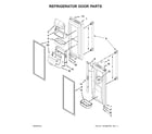 Maytag MFI2269FRE01 refrigerator door parts diagram