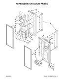 Refrigerator door parts