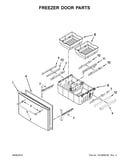 Freezer door parts