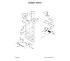 Amana AFI2539ERM02 cabinet parts diagram
