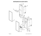 Amana AFI2539ERM02 refrigerator door parts diagram