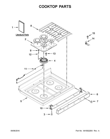 Cooktop parts