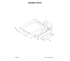 Maytag MGR8700DS3 drawer parts diagram