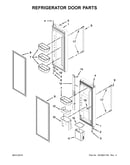 Refrigerator door parts