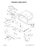 Freezer liner parts