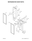 Refrigerator door parts
