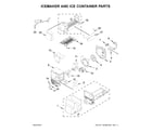 Whirlpool WRX735SDBH01 icemaker and ice container parts diagram