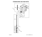 Maytag MTUC7500AFE0 powerscrew and ram parts diagram