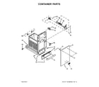 Maytag MTUC7500AFH0 container parts diagram