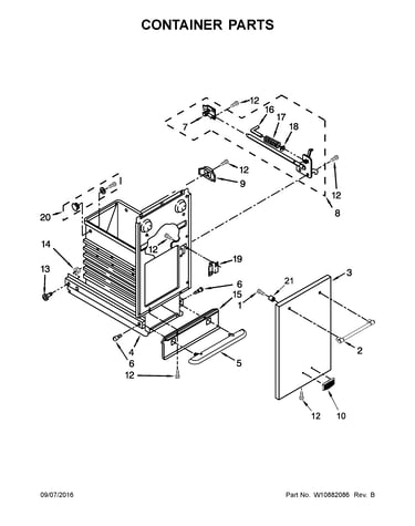 Container parts