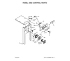 Maytag MTUC7500AFW0 panel and control parts diagram