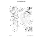 Maytag YMEDB955FC0 cabinet parts diagram