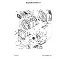 Maytag YMEDB955FC0 bulkhead parts diagram