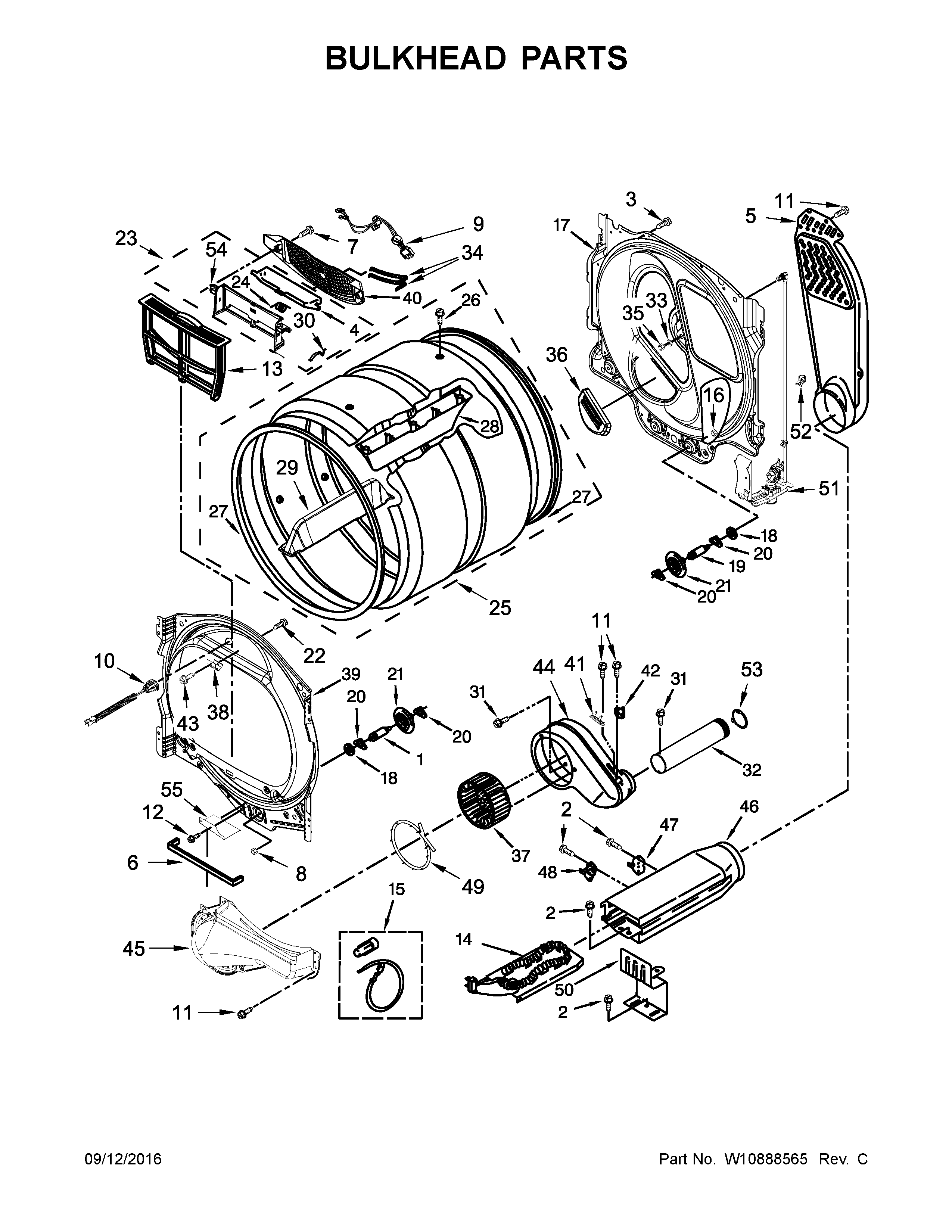 Bulkhead parts