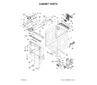 Maytag MGDB955FC0 cabinet parts diagram