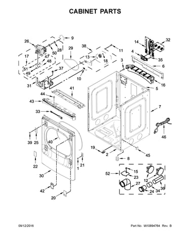 Cabinet parts