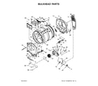 Maytag MGDB955FW0 bulkhead parts diagram