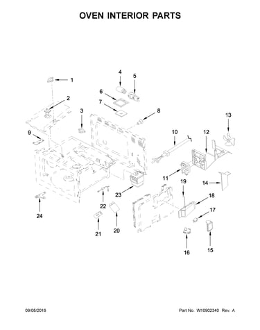 Oven interior parts