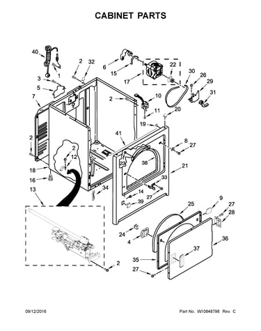 Cabinet parts