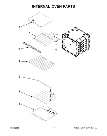 Internal oven parts