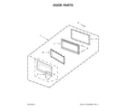 Whirlpool WMH53520CS3 door parts diagram