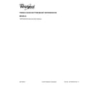 Whirlpool WRF555SDFZ02 cover sheet diagram