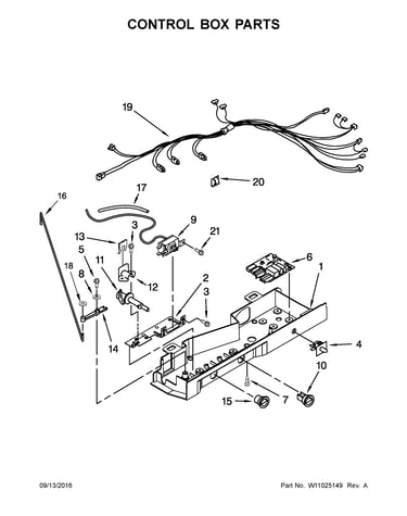 Control box parts