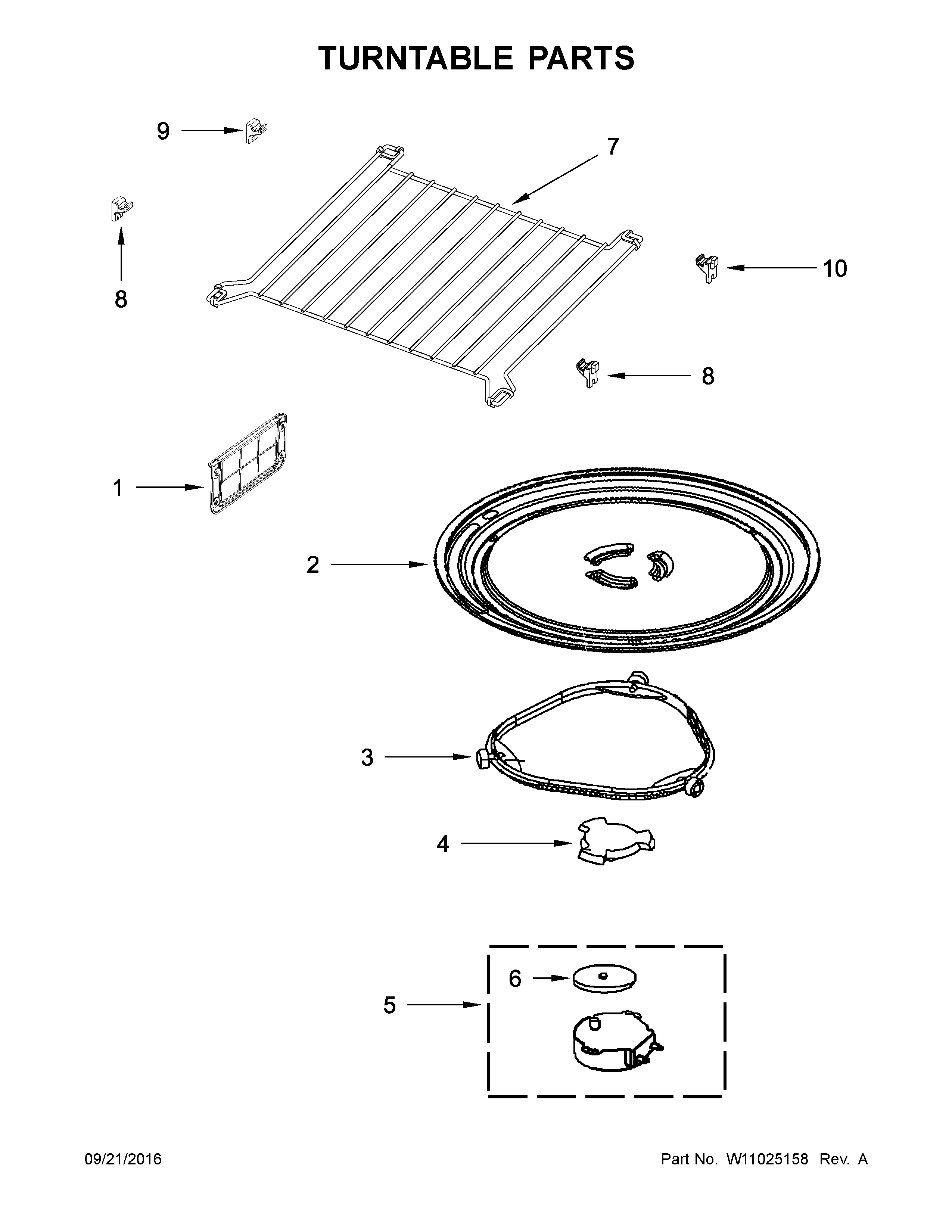 TURNTABLE PARTS