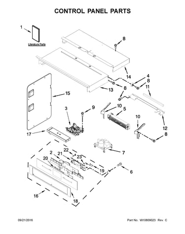 Control panel parts