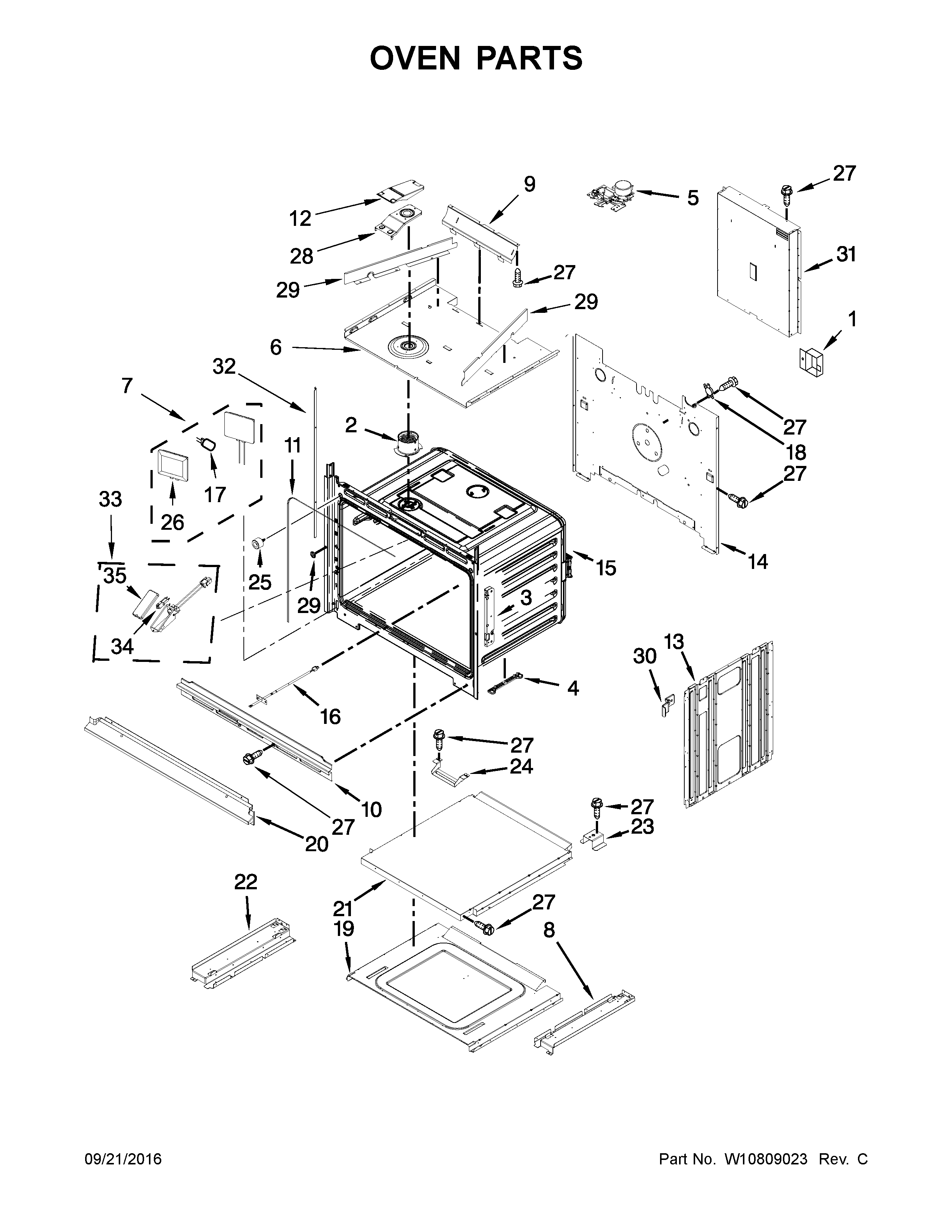 Oven parts