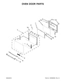 Oven door parts