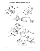 Cabinet and stirrer parts