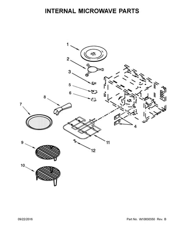 Internal microwave parts