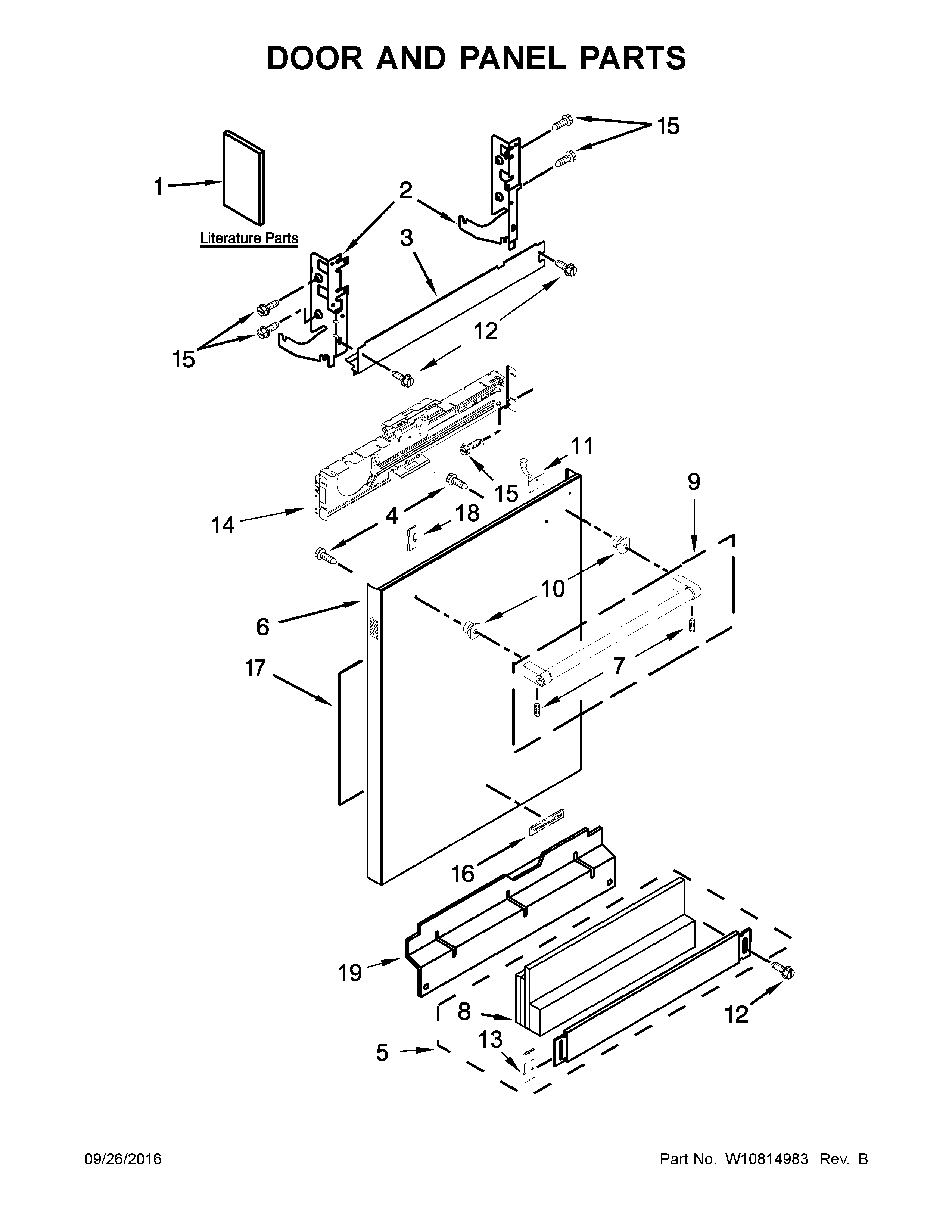 Door and panel parts